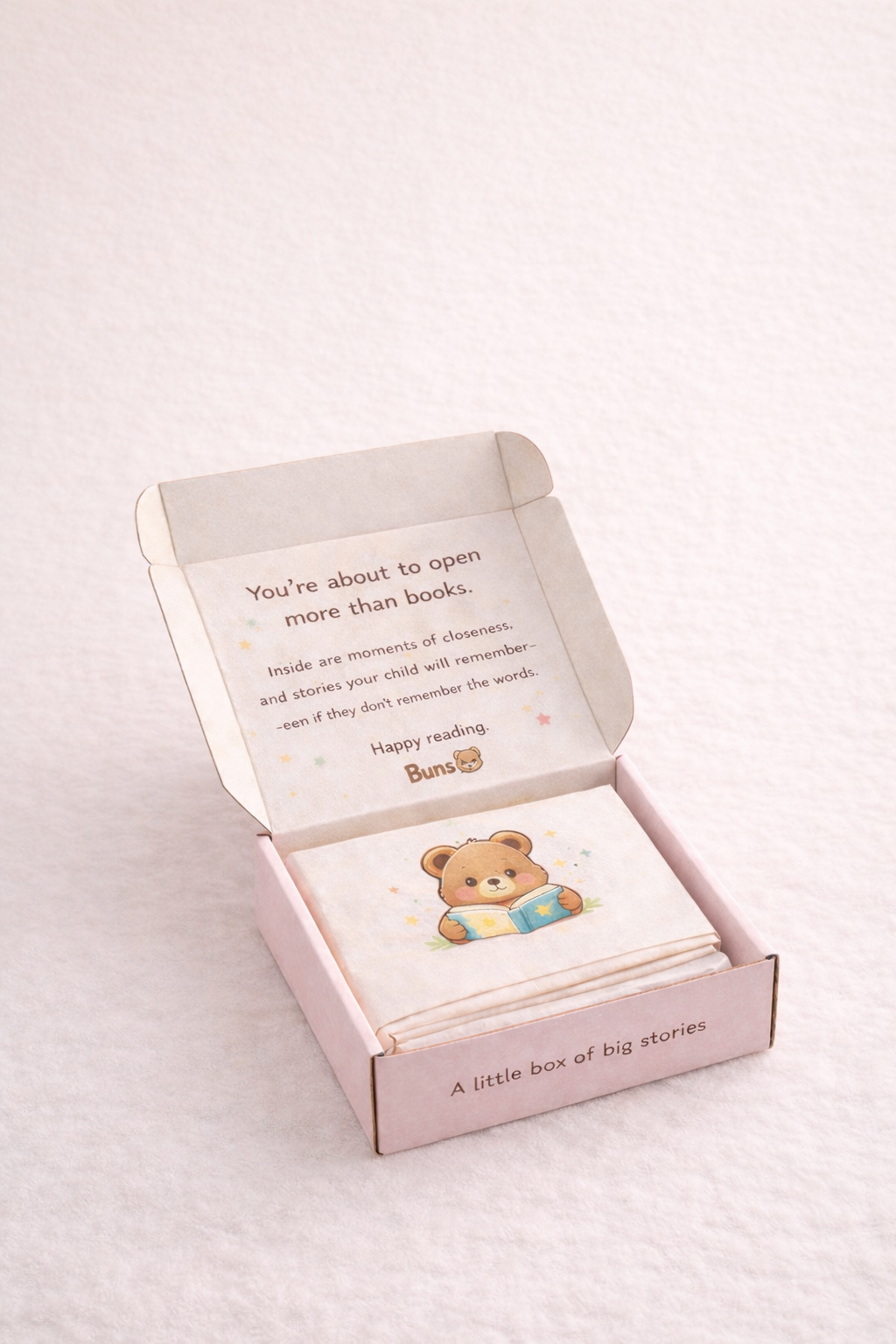 Inside the Buns the Bear kit box