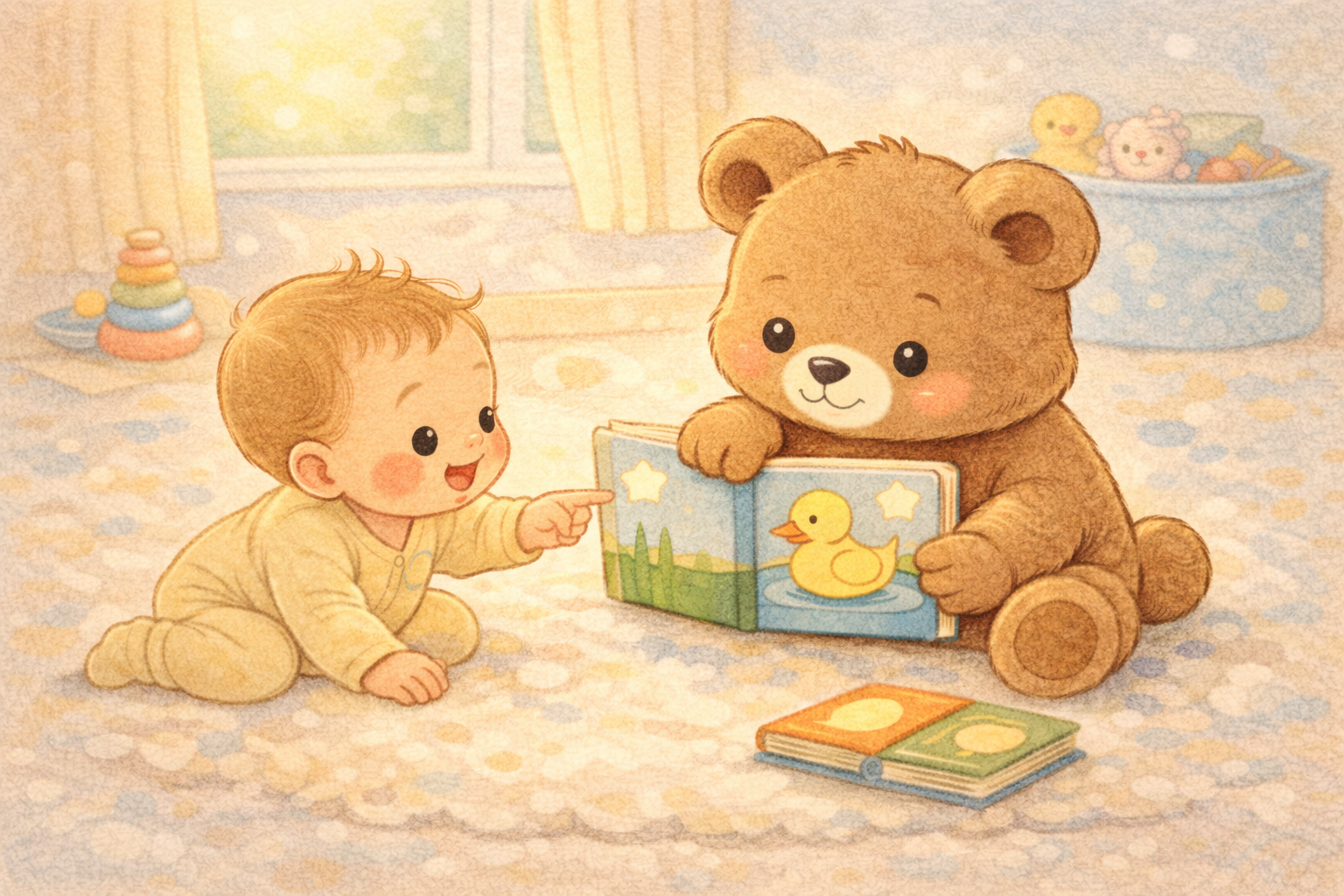 Books for 1-Year-Olds: Rhythm, Pointing, and Familiar Stories guide